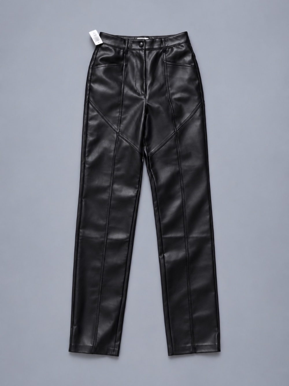 Wilfred Black Faux Leather High-Waisted Pants – Size 0 NWT